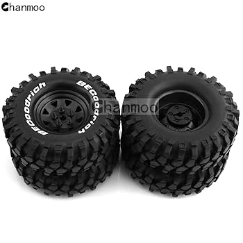 Amazon.com: Chanmoo 1.9 RC Crawler Tires and Metal Beadlock